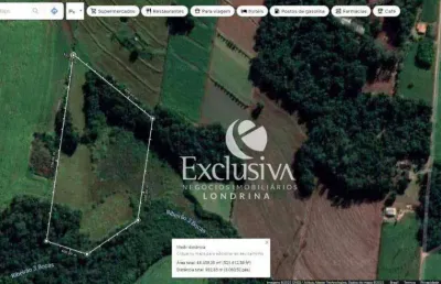 Área à venda, 48400 m² - distrito espírito santo - londrina/pr