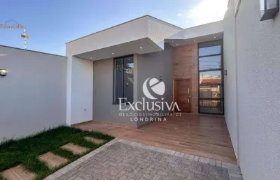 Casa com 3 quartos à venda, 130 m² - jardim burle marx - londrina/pr