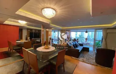 Apartamento com 3 quartos à venda, 133 m² - gleba palhano - londrina/pr