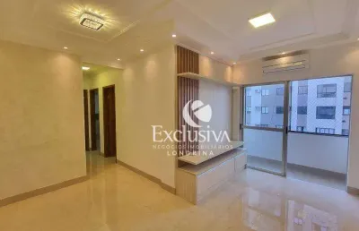 Apartamento com 3 dormitórios à venda, 79 m² - vila larsen 1 - londrina/pr