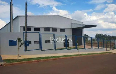 Barracão para alugar, 1275 m² - parque industrial - rolândia/pr