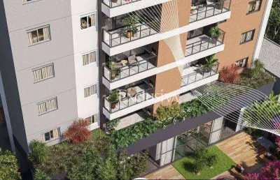 Apartamento com 3 dormitórios à venda, 112 m² - edifício flora, gleba palhano - londrina/pr
