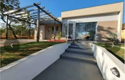 Casa em condomínio fechado com 3 quartos à venda na rodovia mg10, sn, campo alegre, jaboticatubas, 125 m2 por r$ 750.000