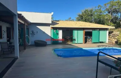 Casa em condomínio fechado com 3 quartos à venda na rodovia mg10, sn, condomínio vale do luar, jaboticatubas, 295 m2 por r$ 1.350.000