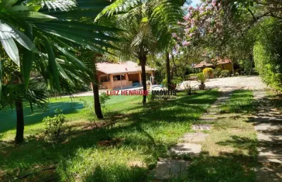 Casa em condomínio fechado com 5 quartos à venda na rodovia mg10 km 55, sn, canto alegre, jaboticatubas, 180 m2 por r$ 550.000