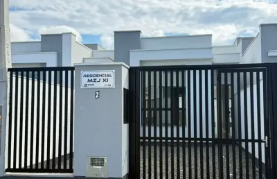 Casa de dois dormitórios sendo uma suite em tijucas/sc