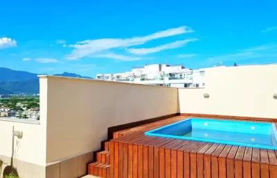 Cobertura duplex com 155 m², 3 quartos e lazer privativo no condomínio saint vivant - recreio dos bandeirantes