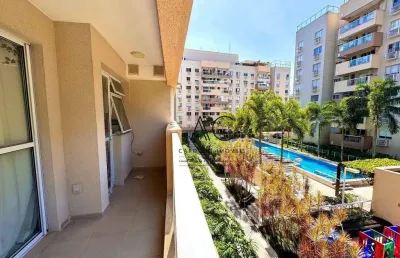2qts c/suite - mobiliado - ônibus até jardim oceânico (luar do pontal) recreio dos bandeirantes