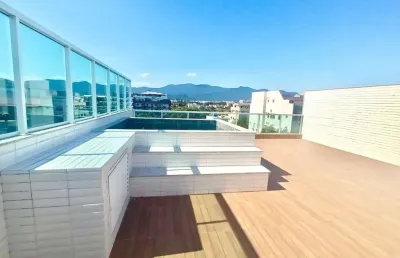 Cobertura vista mar - 4 qts c/ suite  - lazer e segurnça (recreio dos bandeirantes)