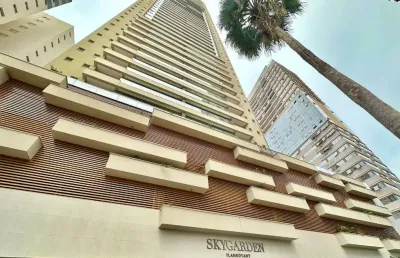 Apartamento 3 suítes com sala estendida,  nascente,  andar alto próximo ao parque flamboyant no jardim goiás