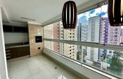 Apartamento 3 suítes com armários churrasqueira carvão na varanda nascente com maior área de lazer no setor bueno