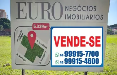 Majestosa área comercial na avenida gastão vidical, rua londrina, rua maringá e rua paraguay vizinho do euro garden - maringá-pr