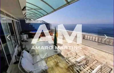 Cobertura com 4 quartos à venda na avenida atlântica, copacabana, rio de janeiro, 350 m2 por r$ 9.500.000