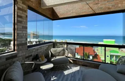 Cobertura com 3 suítes vista mar à venda em canto grande sc