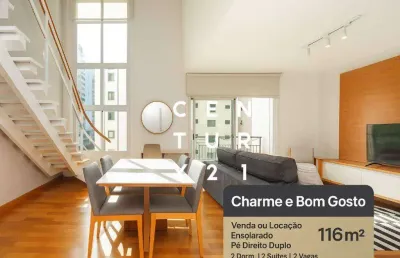 Apartamento duplex com 2 dormitórios, 111 m² - venda por r$ 2.150.000,00 ou aluguel por r$ 15.772,60/mês - pinheiros - são paulo/sp