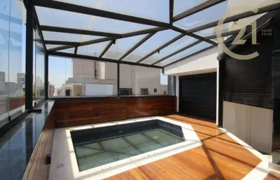 Cobertura com 3 dormitórios, 314 m² - venda por r$ 6.600.000,00 ou aluguel por r$ 33.518,83/mês - moema - são paulo/sp