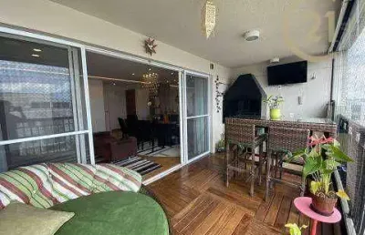 Apartamento com 3 dormitórios à venda, 167 m² por r$ 2.700.000,00 - alto de pinheiros - são paulo/sp