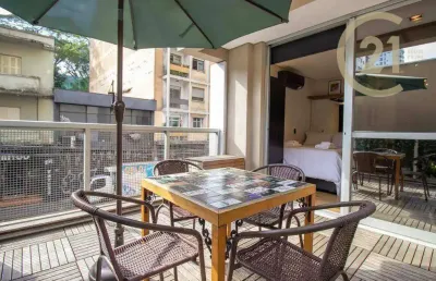 Studio com 1 dormitório à venda, 31 m² por r$ 430.000,00 - cerqueira césar - são paulo/sp