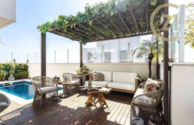 Cobertura à venda, 404 m² por r$ 6.500.000,00 - perdizes - são paulo/sp