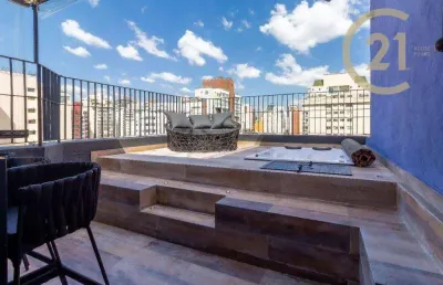 Cobertura à venda, 129 m² por r$ 1.820.000,00 - perdizes - são paulo/sp
