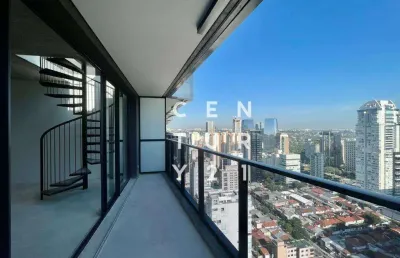 Cobertura com 1 dormitório à venda, 76 m² por r$ 2.450.000,00 - itaim - são paulo/sp
