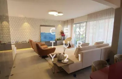 Apartamento alto padrão reformado com 3 dormitórios à venda, 185 m² por r$ 4.000.000 - alto de pinheiros - são paulo/sp