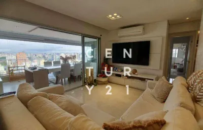 Espetacular apartamento com 3 dormitórios à venda, 121 m² pinheiros - sp