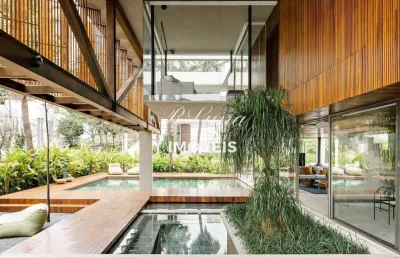 Casa  nova de alto padrão em condomínio residencial em alphaville com 4 suítes- barueri-sp