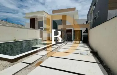 Casa com 4 quartos à venda na rua avenida jane maria martins figueira, 10, jardim mariléa, rio das ostras, 174 m2 por r$ 850.000