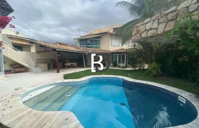 Casa com 5 quartos à venda na rua professora juciléa salerma de oliveira, 57, mirante da lagoa, macaé, 486 m2 por r$ 1.700.000