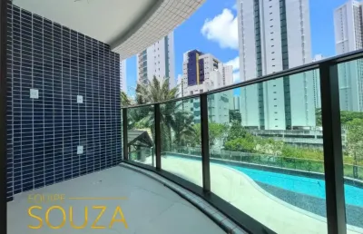 Ks-mega oportunidade em alto padrão em boa viagem com uma bela varanda nascente- 135m²-  ótima localização.