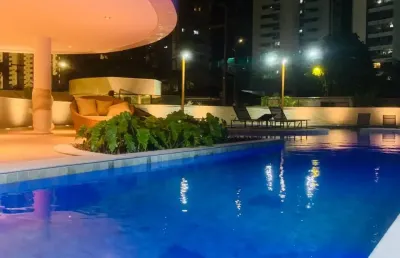 Ks- oportunidade no jardins da ilha com 135m² + andar alto+ lazer completo+4 vagas de garagem +coworking  e muito mais.