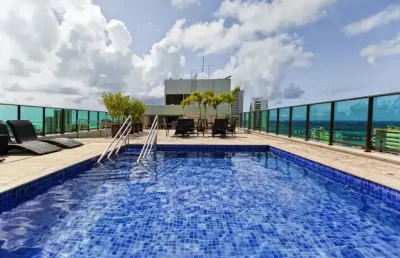 Ks- mega oportunidade no ramada- mobiliado c/ 02 qtos + 71m² + 2 bwc+  lazer+ mini mercado+academia+piscina na cobertura-uma vista maravilhosa para vc e toda família.