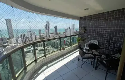 Ea-oportunidade apartamento andar alto com vista mar em boa viagem 4 quartos,173m²,3 vagas. agende já sua visita
