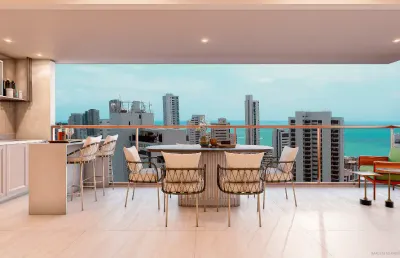 Ea- a melhor oportunidade apartamento 4 quartos em boa viagem, 173m³, 3 vagas e com um mega lazer que só a gabriel bacelar entrega