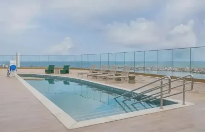 Eo- parque do cais| apartamento de 1 quarto no prédio mais exclusivo de recife