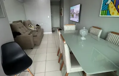 Kks-oportunidade na torre com 02 quartos+andar alto+ área de lazer completa+2 garagem + alguns móveis inclusos e muito mais.