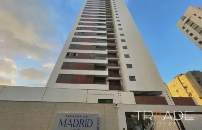 Parador de madrid | lindo apartamento com varanda de 3 quartos no pina | 79m² | 100m da praia | pronto