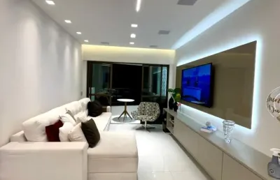 Est- apartamento totalmente reformado, com 3 quartos à venda, 98m² - boa viagem