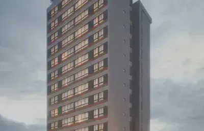 Kks- edf. porto setubal | apartamento 02 quartos 56m² 1 vaga | oportunidade