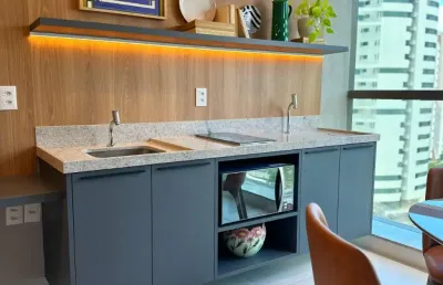 Em- edf praia de gameleira | apartamento 1 quartos 1 suíte 28m² i em boa viagem