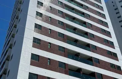 Cnn - edf. parador de madrid | lindo apartamento de 3 quartos no pina | 79m² | 100m da praia
