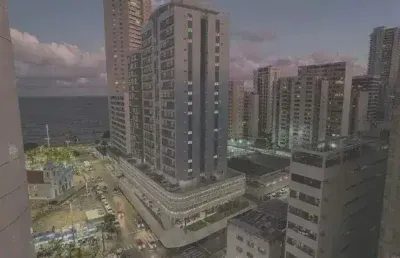 Cnn - apartamento em boa viagem, em frente a pracinha | edf. times square, 1 e 2 quartos.