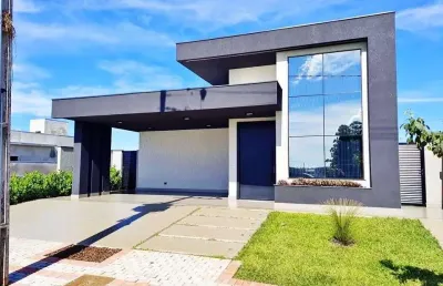 Casa de alto padrao com 3 suites no condominio gran residence giardino - arapongas