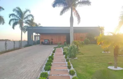 Casa de luxo com 5 suites em condominio fechado no parque monterrey