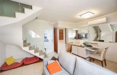 Casa de condomínio à venda no tatuapé, são paulo-sp: 3 quartos, 1 suíte, 2 salas, 3 banheiros, 2 vagas, 129m².