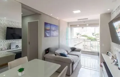 Apartamento à venda em são paulo-sp na vila gustavo: 2 quartos, 1 suíte, 2 salas, 2 banheiros, 1 vaga de garagem, 63m².