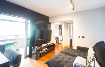 Apartamento à venda no brooklin paulista, são paulo-sp: 2 quartos, 1 suíte, 2 salas, 2 banheiros, 1 vaga, 72m²!