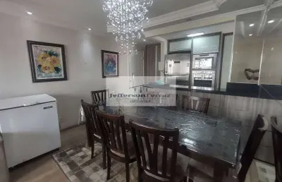 Apartamento 3 dormitórios 1 suíte (mobiliado) condomínio la plaça
