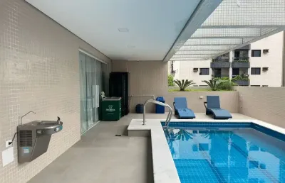 Apartamento de alto padrão com 3 suítes e 136 m² em santos